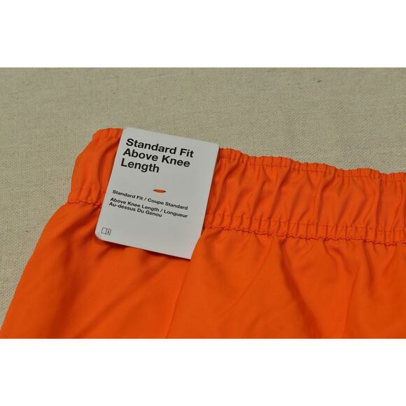 NEW Nike Running Shorts XXL Orange Standard Fit Above Knee Length Basketball - Picture 7 of 8